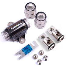 Load image into Gallery viewer, LEIGESAUDIO Copper 4 8 10 AWG Gauge 60Amp Wire Inline Mini ANL Amplifier Fuse Holder-2 Pack