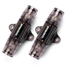 Load image into Gallery viewer, LEIGESAUDIO Copper 4 8 10 AWG Gauge 60Amp Wire Inline Mini ANL Amplifier Fuse Holder-2 Pack