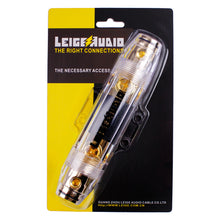 Load image into Gallery viewer, LEIGESAUDIO 0 2 4 Gauge AWG ANL Fuse Holder Wire Inline Fuse for Car Audio 100A/150A/250A/300A